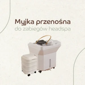 Przenośna myjka headspa – Biała