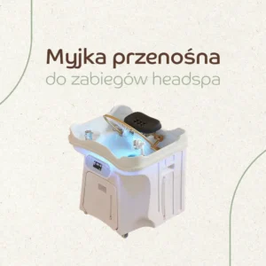 Przenośna myjka headspa - Biała